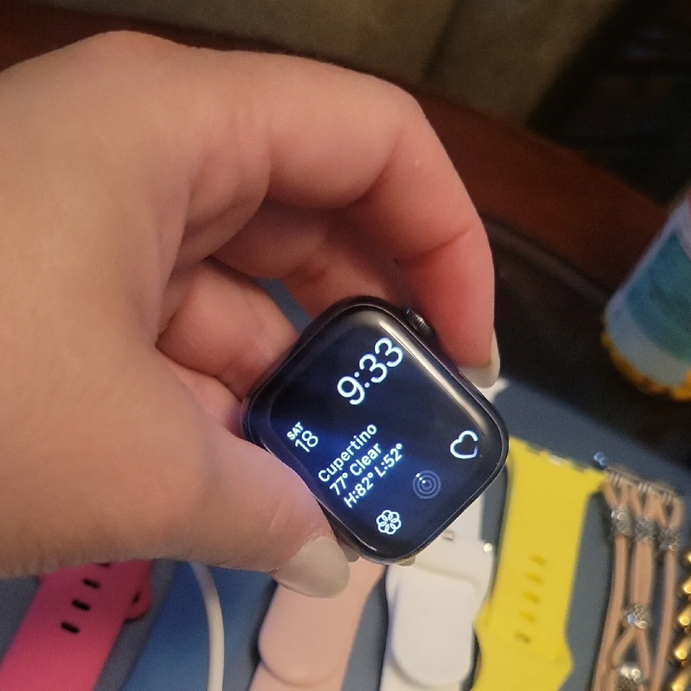 Apple Smartwatch Cases with Colorful Bands